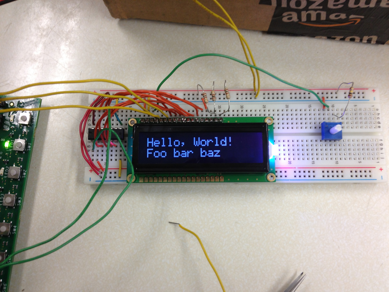 LCD Hello World Test
