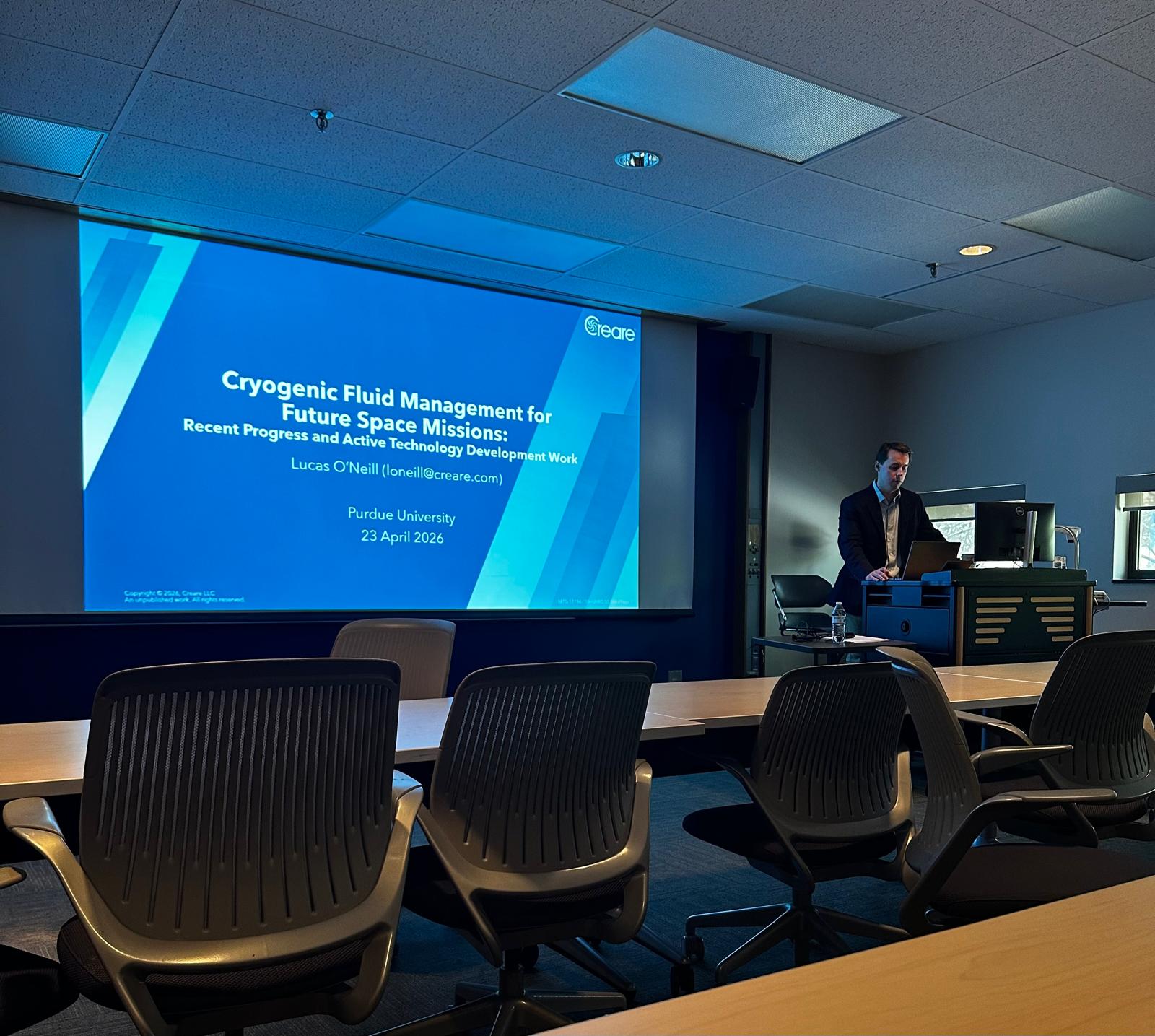 Dr. Lucas O'Neill invited talk at Purdue University