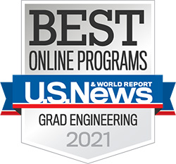 U.S. News and World Report Best Online Programs Grad Engineering 2021