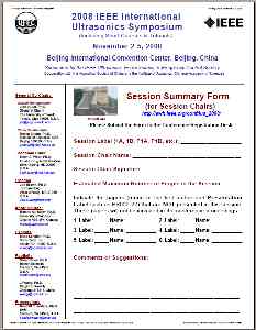  * Session Summary Form * 