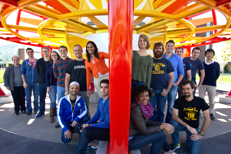 The research group in another pose, Fall 2015.