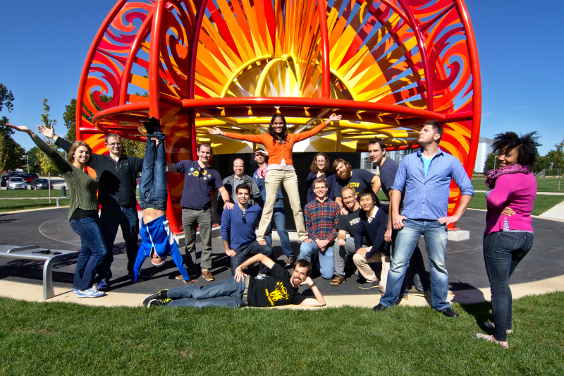 The true nature of research group members revealed, Fall 2015.