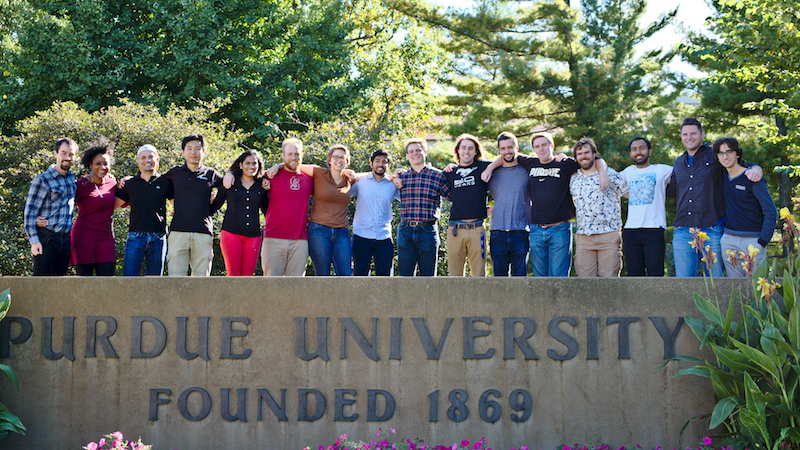 The research group family photo, Fall 2016.