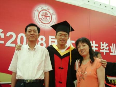 My family on Commencement Day at SJTU