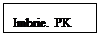 Text Box: Imbrie, PK