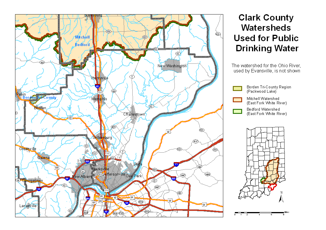 Clark County map