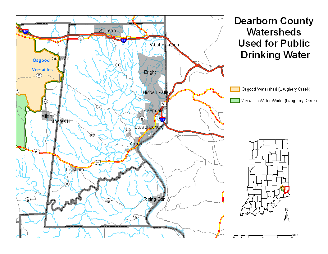 Dearborn County Map