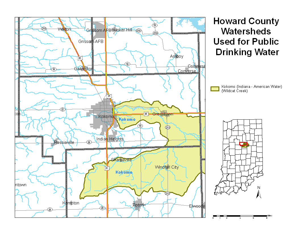 Howard County map