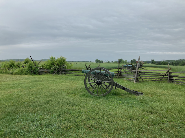 Cannons at Gettysburg Pennsylvania (photo by Jonathan Poggie)
