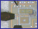 RF measurement on a CMOS circuit